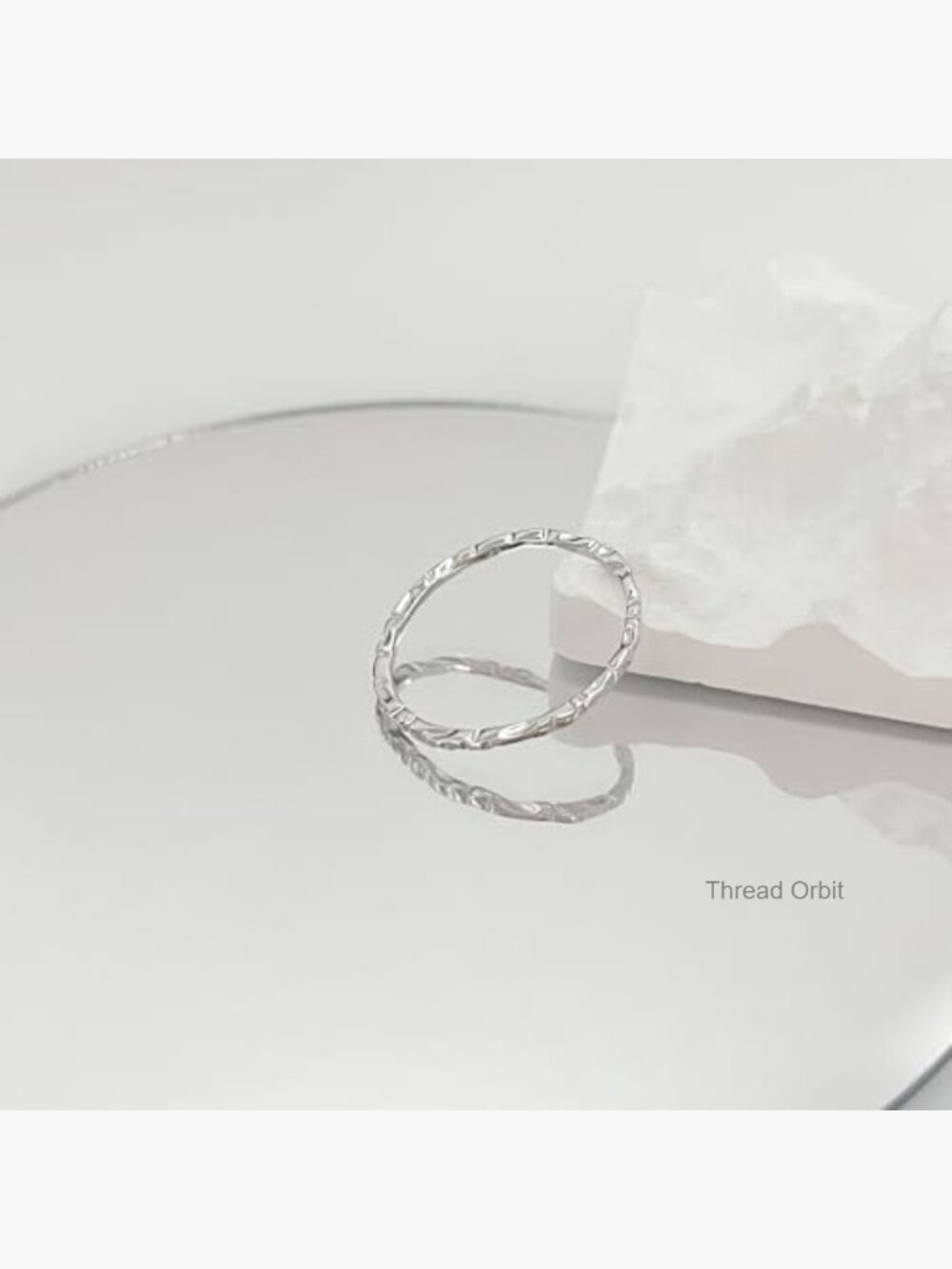 Hammered Stacking Rings Set - 925 Sterling Silver Knuckle Rings View 5